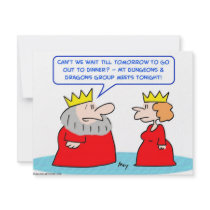 king dungeons dragons queen invitations