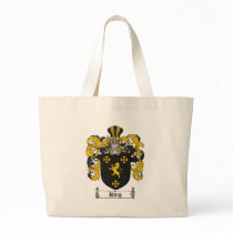 KING FAMILY CREST -  KING COAT OF ARMS TOTE BAGS