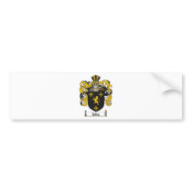KING FAMILY CREST -  KING COAT OF ARMS BUMPER STICKERS