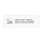 King Grandpa T-shirts and Gifts Return Address Labels