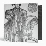 King Henry VIII on horseback Vinyl Binder