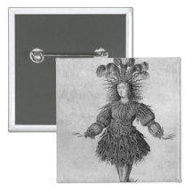 King Louis XIV of France Buttons