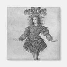 King Louis XIV of France Fridge Magnet