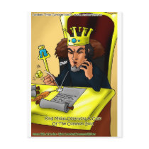 King Midas Catches Common Gold Funny Gifts Tees Post Card