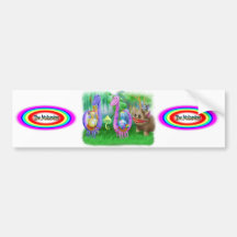King Monty and the gang in Brimlest Forest Bumper Sticker
