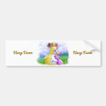 King Monty Getting A Hug Bumper Sticker