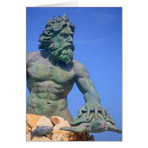 King Neptune Greeting Cards