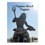 King Neptune, Virginia Beach, Virginia Post Card