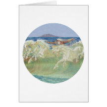 KING NEPTUNE'S HORSES RIDE THE WAVES CARDS