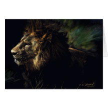 King of Beasts Card