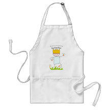 King Of Carrot Flowers Aprons