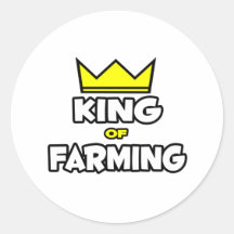 King of Farming Sticker