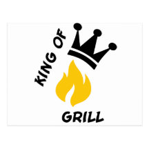 King of Grill Post Card