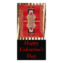 King of Hearts Customized Photo Card