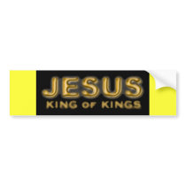 king of kings JESUS bumper sticker bumper stickers