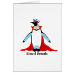 King of Penguin Card