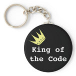 King of the Code keyring Keychain