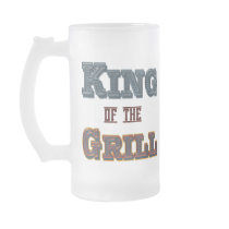 King of the Grill BBQ Cooking Saying Mug
