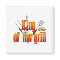 King of the Grill magnets