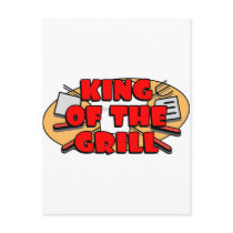 King Of The Grill Post Card