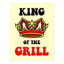 King of the Grill Postcards