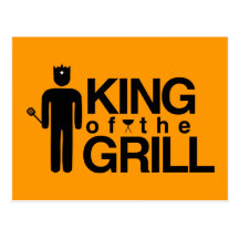 King of the Grill Postcards