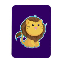 King of the Jungle Flexible Magnet