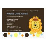 King of the Jungle Lion 5x7 Baby Shower Invitation