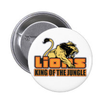 King of the Jungle Pinback Button