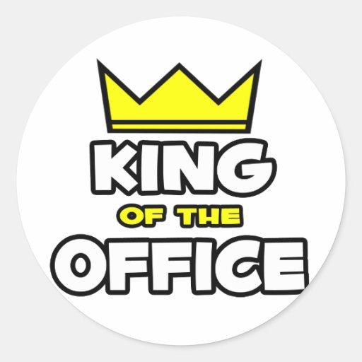 King of the Office Sticker