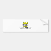 King of the Programmers Bumper Sticker