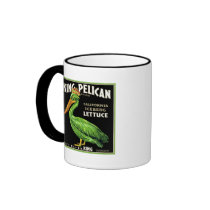 KING PELICAN ICEBERG LETTUCE - VINTAGE CRATE LABEL MUG