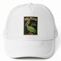 King Pelican Lettuce Vintage Crate Label