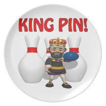King Pin Party Plate