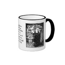 King Sees 24 Blackbirds Escaping Pie Coffee Mug