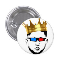 King Swag in 3D Pinback Button