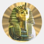 King Tut #2 Round Stickers
