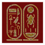 King Tut  Hieroglyphics Invitations