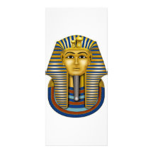 King Tut Mask Costume Tees n Stuff Customized Rack Card
