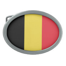 Kingdom of Belgium Flag Belt Buckles