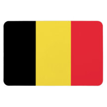 Kingdom of Belgium Flag Rectangular Magnets