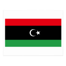 Kingdom of Libya Flag (1951-1969) Postcard