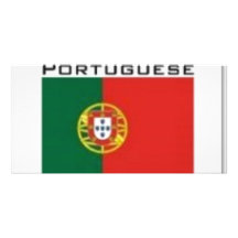 kingdom of Portugal Flag Customized Photo Card