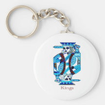KINGS BLUE KEYCHAIN