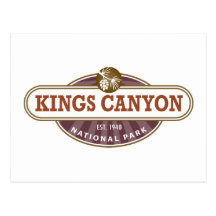 Kings Canyon National Park Postcard