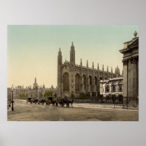 King's College, Cambridge, England Poster
