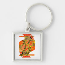 Kings orange key chain