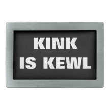 KINK IS KEWL BELT BUCKLES