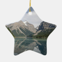 Kinney Lake and Mount Whitehorn near Mount Robson Christmas Tree Ornaments