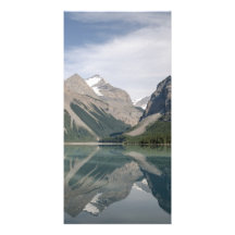 Kinney Lake and Mount Whitehorn near Mount Robson Customized Photo Card